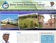 Tablet Screenshot of dattapolytechnic.com